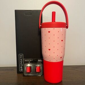 NEW Brumate 25oz Be Mine Resa Tumbler w/ 1 straw cover